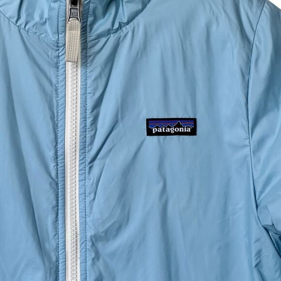 Patagonia Blue Zip Front soft Shell sherpa Jacket size Small - Picture 6 of 12